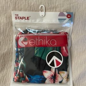 Ethika Hawaiian Print Boxer Brief - The Staple Fit Size XL